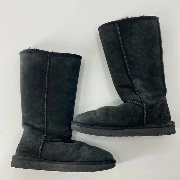 UGG Shoes - UGG Australia Classic Tall Shearling Suede Boots Size 7 Women
